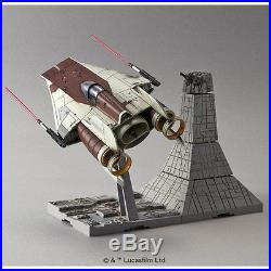 100% Authentic Bandai Star Wars 1/72 A-Wing Starfighter Model Kit BAN206320