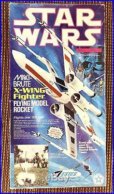 1977 Estes Star Wars Maxi-Brute X-Wing Fighter Flying Model Rocket 22 #1302
