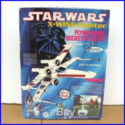 1977 Estes Star Wars X-Wing Fighter Flying Model Rocketry Outfit 1422 Vintage