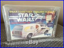 1977 MPC Star Wars Luke Skywalker Van Model Kit Factory Sealed Stunning AFA 85