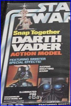 1978 MPC Star Wars Darth Vader Snap Together Action Model Kit Sealed NICE
