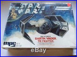 1978 Star Wars The Authentic Darth Vader Tie Fighter Model Kit New