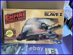1982 MPC Star WarsEmpire Strikes Back Boba Fett Slave I Model Kit 1 Sealed Parts