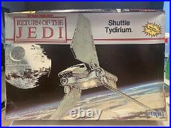 1983 MPC ERTL Star Wars Return of the Jedi Shuttle Tydirium Model Kit Vintage