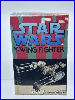1993 Star Wars Y-Wing Fighter 1/72 ArgoNauts Resin Model Kit Box & Instructions