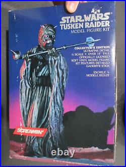 1995 Screamin Star Wars Tusken Raider Vinyl Model Kit 18 Unbuilt Free Shipping