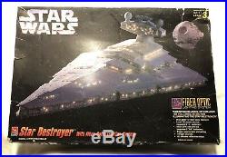 1995 Star Wars Star Destroyer Fiber Optic Lighting Model Kit #8782