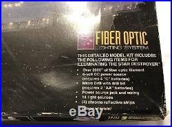 1995 Star Wars Star Destroyer Fiber Optic Lighting Model Kit #8782