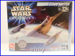 1999 Amt Star Wars Episode I Naboo Starfighter Diecast Model Kit 30130 148