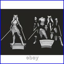 1/12, 1/10, 1/8th or 1/6th or 1/4 Scale Star Wars Ahsoka Tano Resin Figure Kit