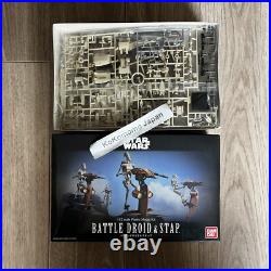 1/12 scale Plastic Model Kit BATTLE DROID & STAP Star Wars Bandai