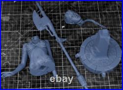 1/4 46cm Princess Leia 3D Printing GK Figure Model Kit Unpainted Unassembled GK