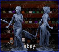 1/4 46cm Princess Leia 3D Printing GK Figure Model Kit Unpainted Unassembled GK