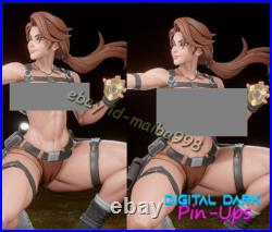 1/6 1/4 Lara Croft 3D Print Garage Kit Figure Model Kit Unpainted Unassembled GK
