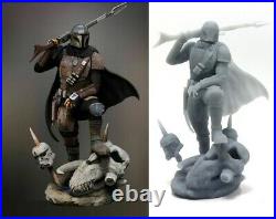 1/6 340mm 3D Print Figure Model Kit Star Wars Bounty Hunter Unpainted
