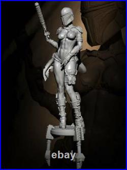 1/6 390mm 3D Print Model Kit Sexy Girl Space Mercenary Star Wars Unpainted