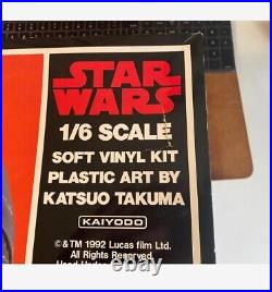 1/6 Kaiyodo Star Wars Darth Vader Soft Vinyl 2 set Garage Kit F/S FEDEX EMS