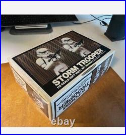 1/6 Kaiyodo Star Wars Storm Trooper 2set Soft Vinyl Model Kit F/S FEDEX EMS