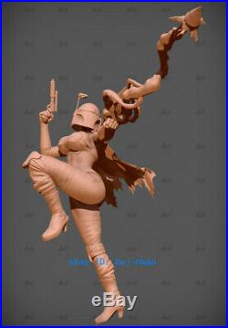 1/6 Star War Female Boba Fett Statue Resin Model Kits Unpainted 3D Printing