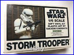 1/6 scale soft vinyl kit STORM TROOPER Star Wars Kaiyodo Japan import rare