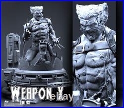 1/8 22CM Wolverine Weapon X 3D Print GK Figure Model Kit Unpainted Unassembled