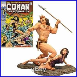 1/8 CONAN THE BARBARIAN RESIN MODEL KIT by MOEBIUS new in box sealed the cello