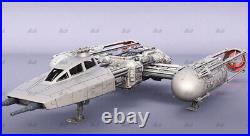 3D Print Y-Wing Starfighter Garage Kit Figure Model Kit Unpainted Unassembled GK