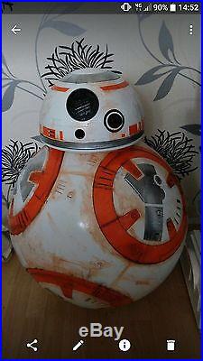 3-D Printed Star Wars BB8 Life size Model Kit assembled an painted