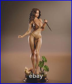 4Version Cavewoman 3D Print Garage Kit Figure Model Kit Unpainted Unassembled GK