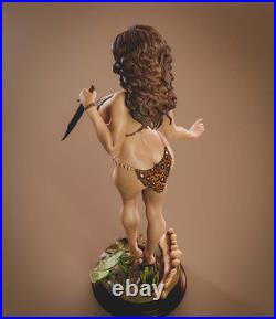 4Version Cavewoman 3D Print Garage Kit Figure Model Kit Unpainted Unassembled GK