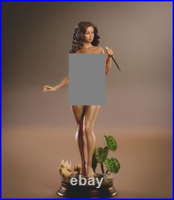 4Version Cavewoman 3D Print Garage Kit Figure Model Kit Unpainted Unassembled GK