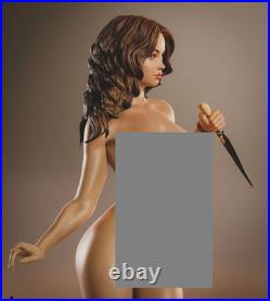 4Version Cavewoman 3D Print Garage Kit Figure Model Kit Unpainted Unassembled GK