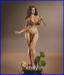 4Version Cavewoman 3D Print Garage Kit Figure Model Kit Unpainted Unassembled GK