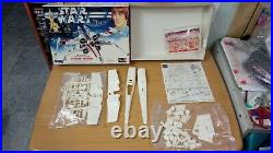 4 Star Wars kits MPC sealed Y-Wing / AT-ST Revell-Takara Tie / X-Wing fighters
