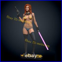 5Version Mara Jade 3D Print Garage Kit Figure Model Kit Unpainted Unassembled GK