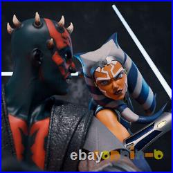 Ahsoka Tano Vs Darth Maul Resin Model Kit Unpainted 3d Print GK Statue Figure
