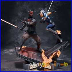 Ahsoka Tano Vs Darth Maul Resin Model Kit Unpainted 3d Print GK Statue Figure