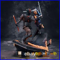 Ahsoka Tano Vs Darth Maul Resin Model Kit Unpainted 3d Print GK Statue Figure