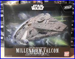 BANDAI Lando Millennium Falcon 1/144 scale Model Kit Star Wars Solo UK SELLER