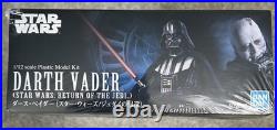 BANDAI STAR WARS DARTH VADER RETURN OF THE JEDI ROTJ 1/12 Model Kit Japan NIB