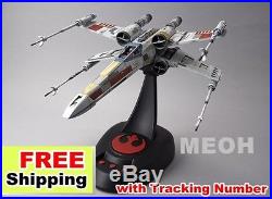 BANDAI STAR WARS X-wing Star Fighter 1/48 Scale moving edit. LED & Sound Effect