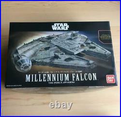 BANDAI Star Wars The Last Jedi MILLENIUM FALCON 1/144 Plastic Model NEW