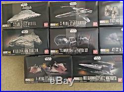 BANDAI Star Wars VEHICLE MODEL 001 to 012 Model Kits NEW USA Seller SET