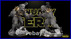 BLACK KRRSANTAN Statue Star Wars Wookie Bounty Hunter Boba Fett Resin Model Kit