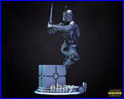 BO KATAN Statue Star Wars Mandalorian Resin Model Kit