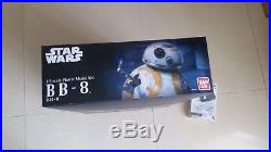 BRAND NEW Bandai bb-8 1/2 Scale Assembly Kit Star Wars + (led light kit)