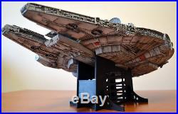 BUILT & PAINTED Star Wars Millennium Falcon Fine Molds, Scale 1/72