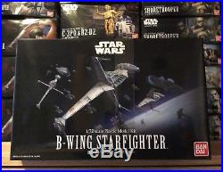 B-Wing Bandai 1/72 scale Model Kit STAR WARS Return of the Jedi UK SELLER