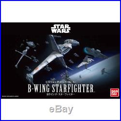 B-Wing Starfighter Modellbausatz 1/72 Bandai, Star Wars Episode VI, Model Kit