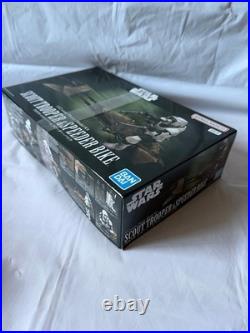 Bandai 1/12 STAR WARS Scout Trooper & Speeder Bike Plastic Model Kit Star Wars